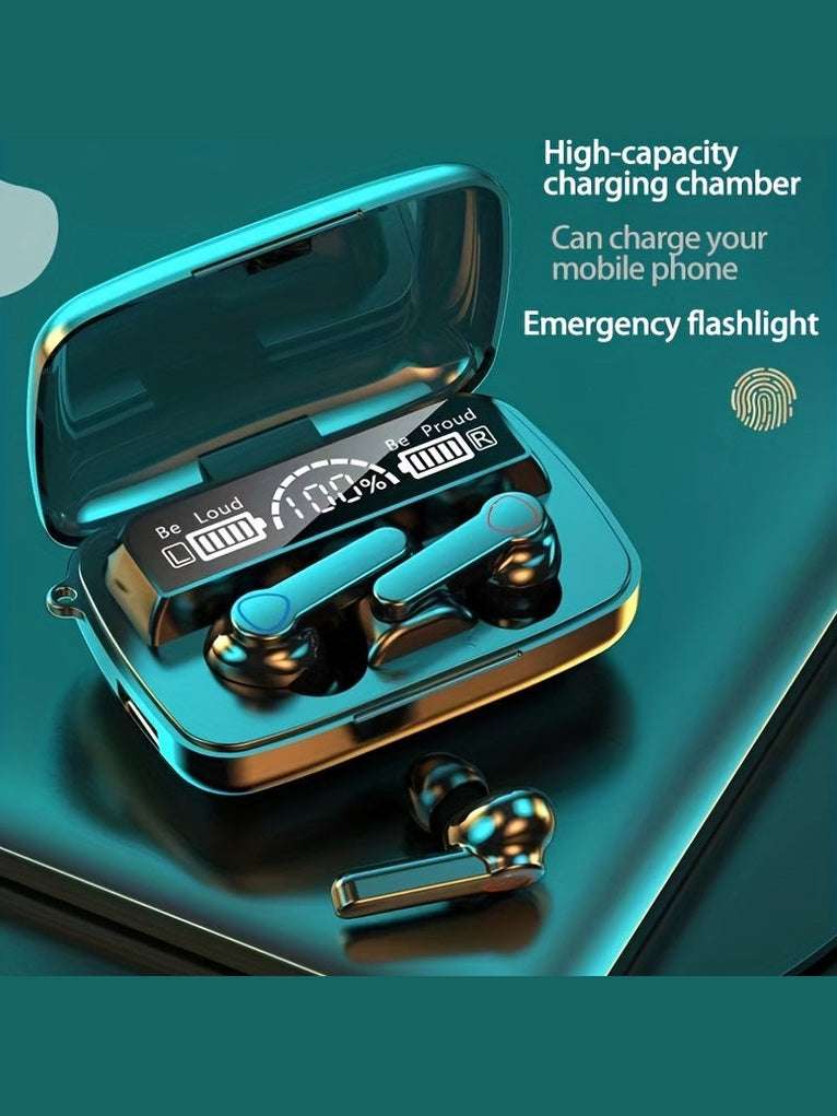 In-Ear Wireless Earbuds with Charging Case -l Headphones, Remote Volume Control, USB Rechargeable Lithium Battery, Anime Themed for Gaming, Compatible with iOS & Android - Epic Store