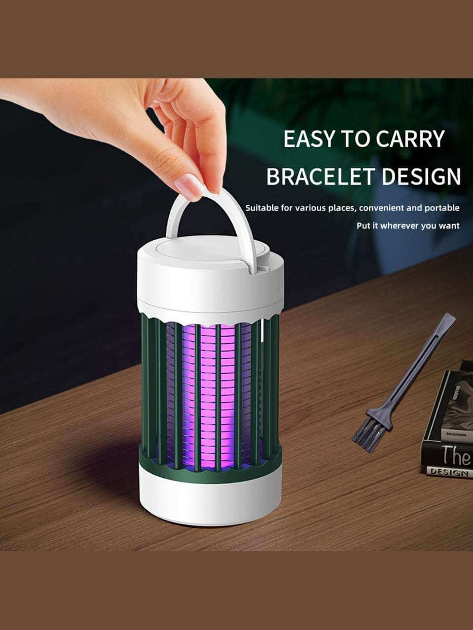 Compact USB Mosquito Swatter Lamp - Indoor Fly Zapper, 360° Electric Shock, Durable Plastic Shade, UV Insect Trap, Child & Pet Safe, USB Power Mode, Operates Under 36V - Epic Store