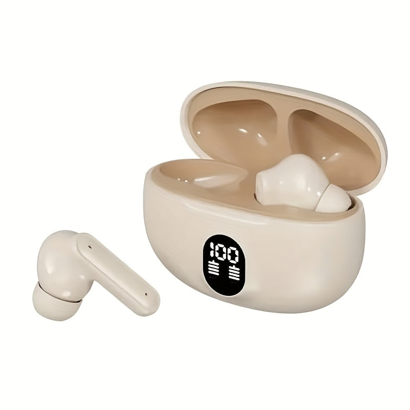 [2025 Explosion] TWS wireless in-ear headphones Ultra clear screen display High quality HiFi stereo sound Mini portable three colours available Light luxury trendy design Suitable for sports, commuting, gaming and music, the first choice of holiday gifts - Epic Store