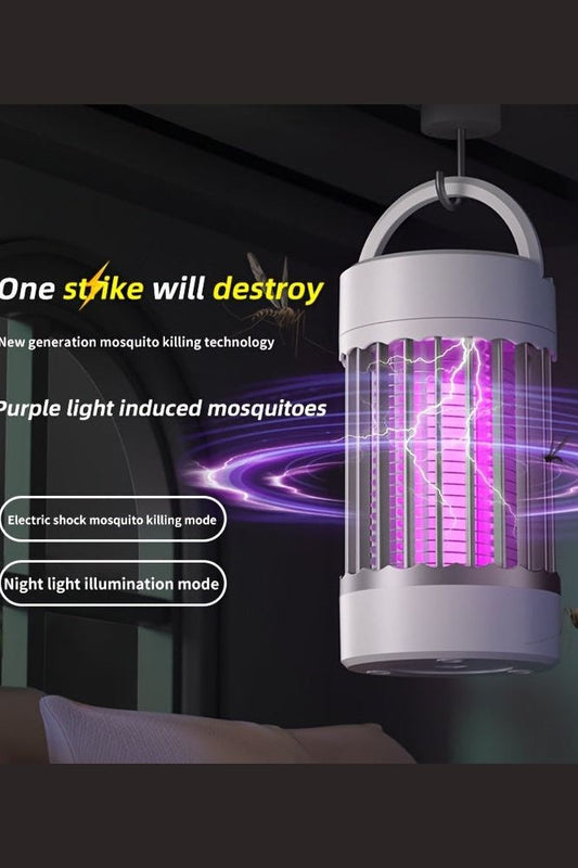 Compact USB Mosquito Swatter Lamp - Indoor Fly Zapper, 360° Electric Shock, Durable Plastic Shade, UV Insect Trap, Child & Pet Safe, USB Power Mode, Operates Under 36V - Epic Store