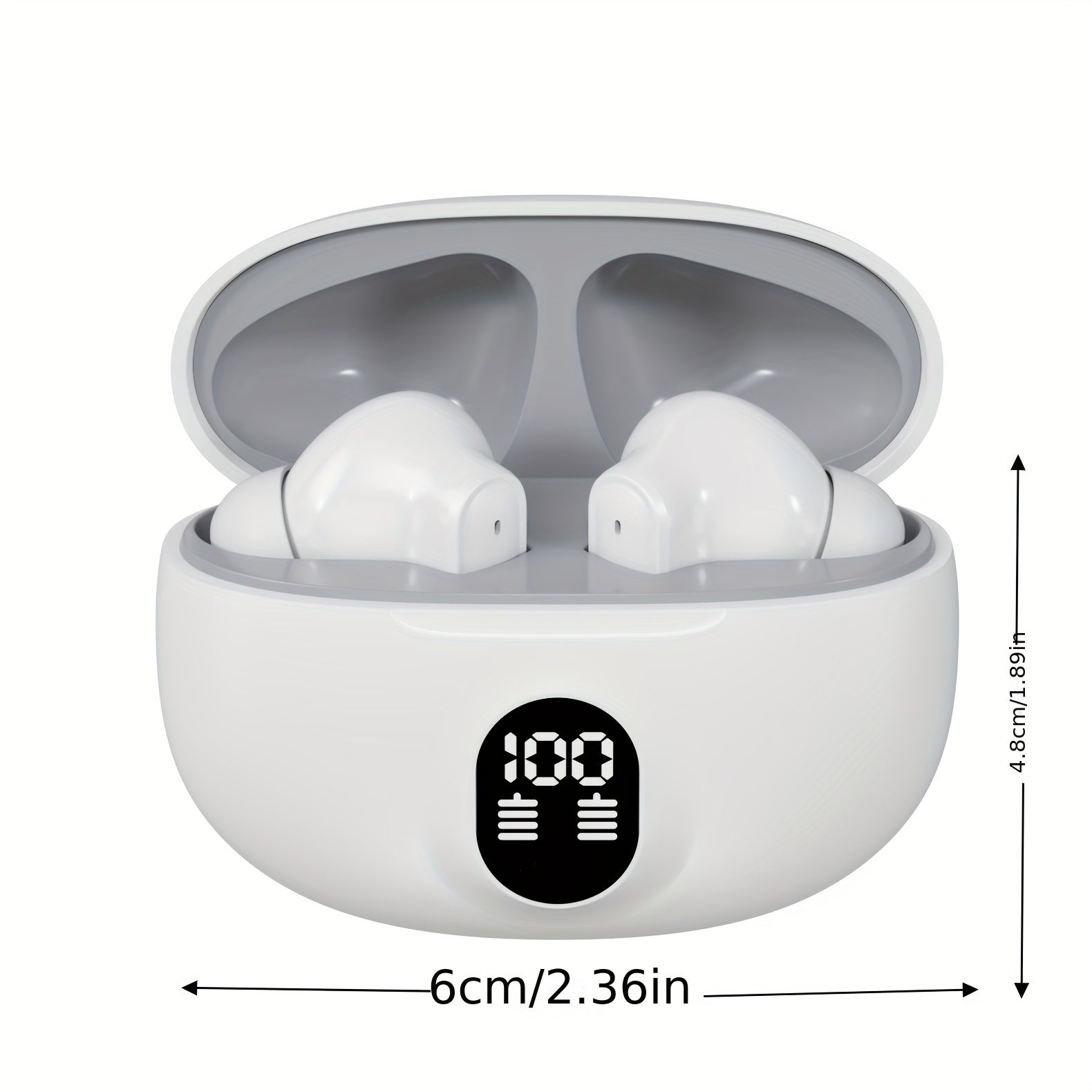 [2025 Explosion] TWS wireless in-ear headphones Ultra clear screen display High quality HiFi stereo sound Mini portable three colours available Light luxury trendy design Suitable for sports, commuting, gaming and music, the first choice of holiday gifts - Epic Store