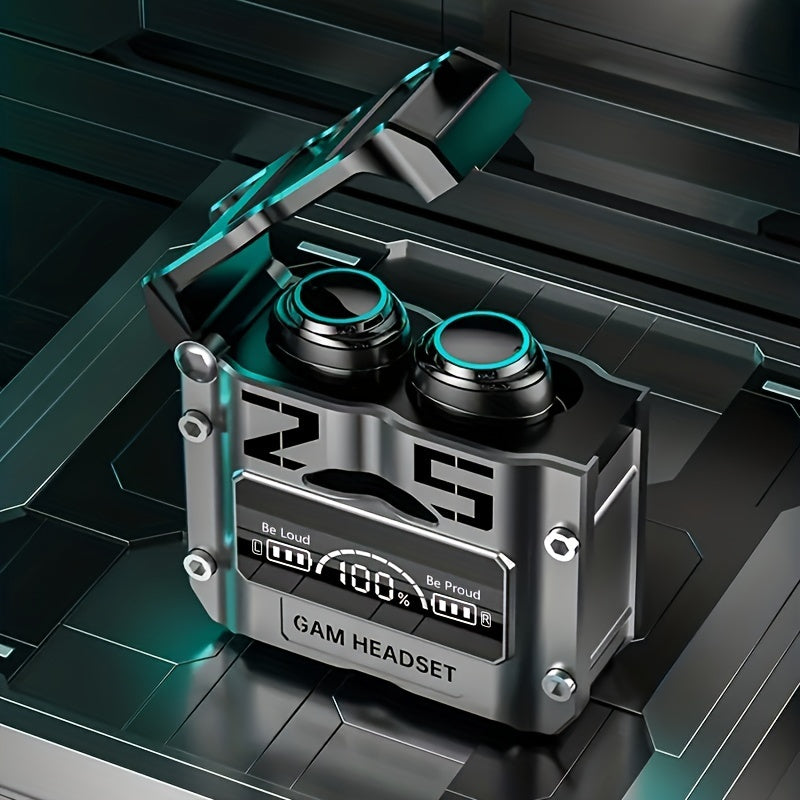 TWS Wireless Earbuds with Wireless V53 Featuring Stereo Sound Touch Controls HandsFree Functionality a Digital Display for Battery Capacity Low Latency And EnergyEfficient Design with Automatic PowerOff Making Them Ideal for Gifts
